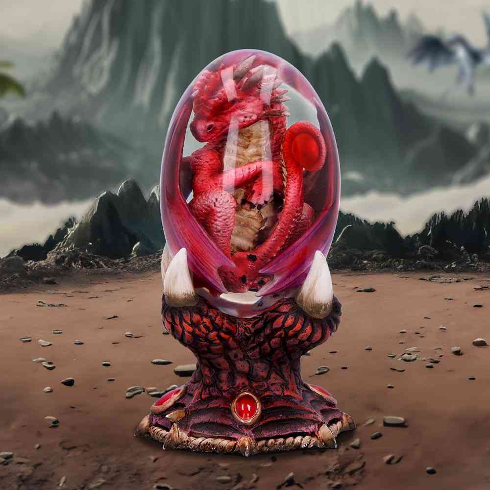 Nemesis Now - Elemental Dragonlings - Fire 12cm Dekorative Figur - Drachen - Rot